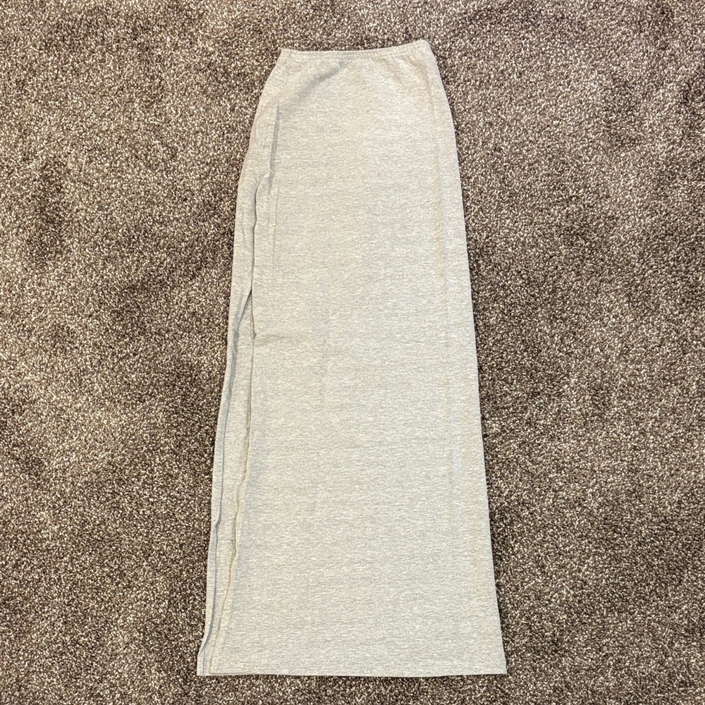 American Apparel Light Gray Pencil Skirt